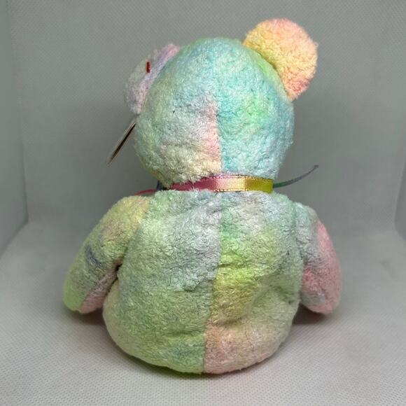 TY BEANIE BABIES GROOVY the BEAR 1999 Plush Stuffed Animal - Picture 3 of 5